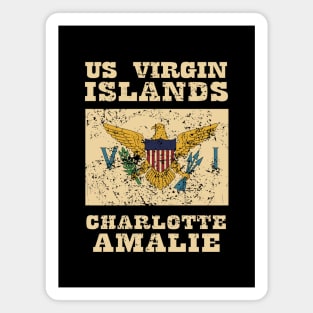 Flag of US Virgin Islands Magnet